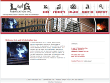 Tablet Screenshot of metal-gates-custom-welding-fabrication.com